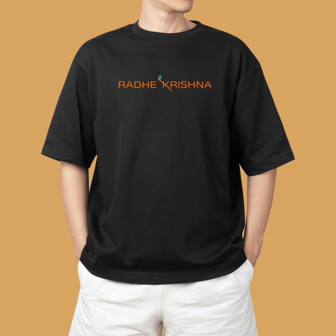 Radhe Krishna Oversized T-shirt