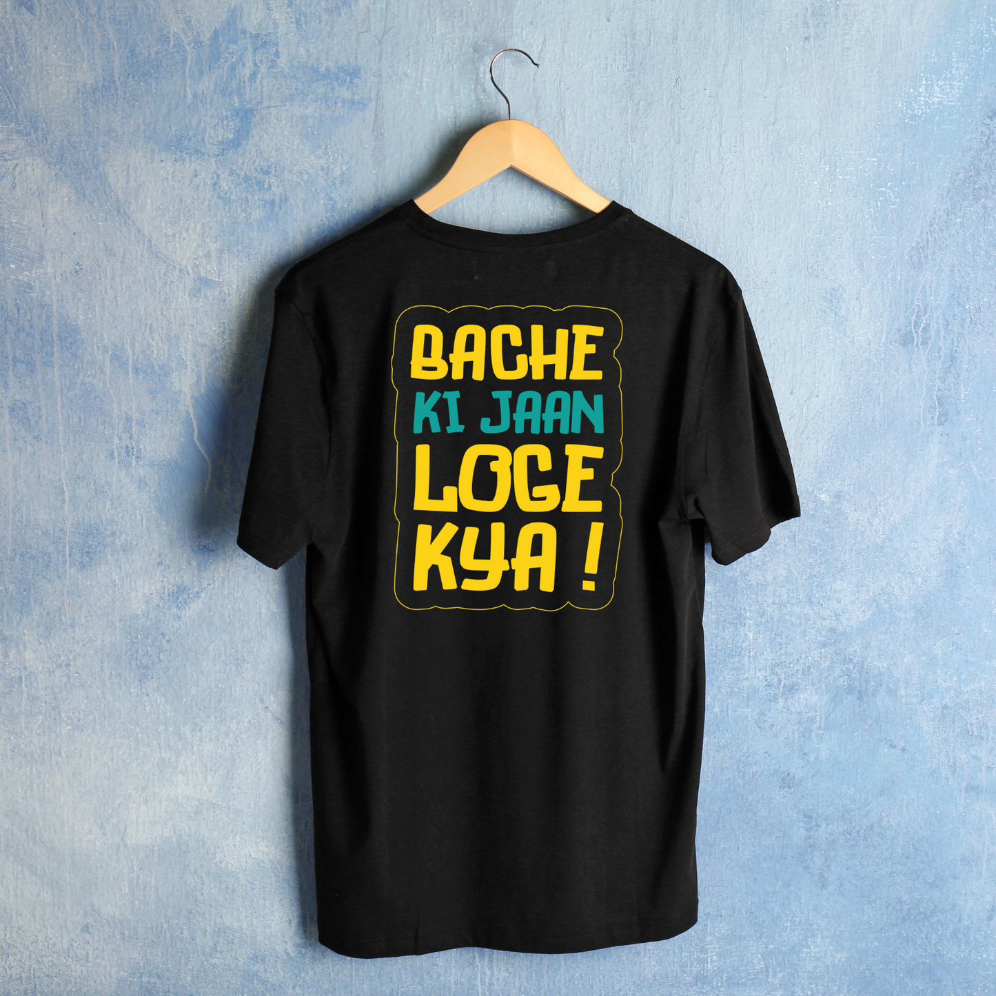 Unisex Classic  Crewneck T-Shirt [Bache ki jaan loge kya]