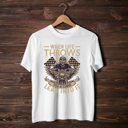 Classic Crewneck T-Shirt [When Life Throws You Curve]