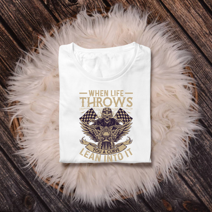 Classic Crewneck T-Shirt [When Life Throws You Curve]