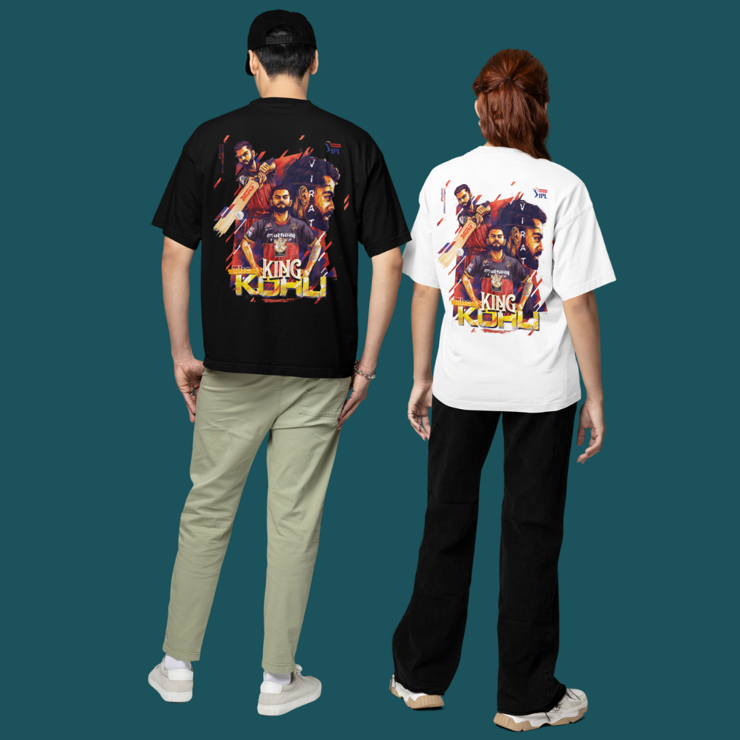 VK The KING [RCB]  Oversized Tee