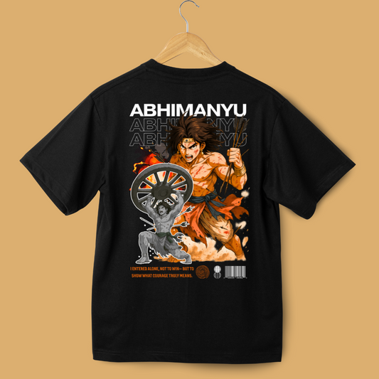 Lone Warrior - Abhimanyu Oversized T-shirt