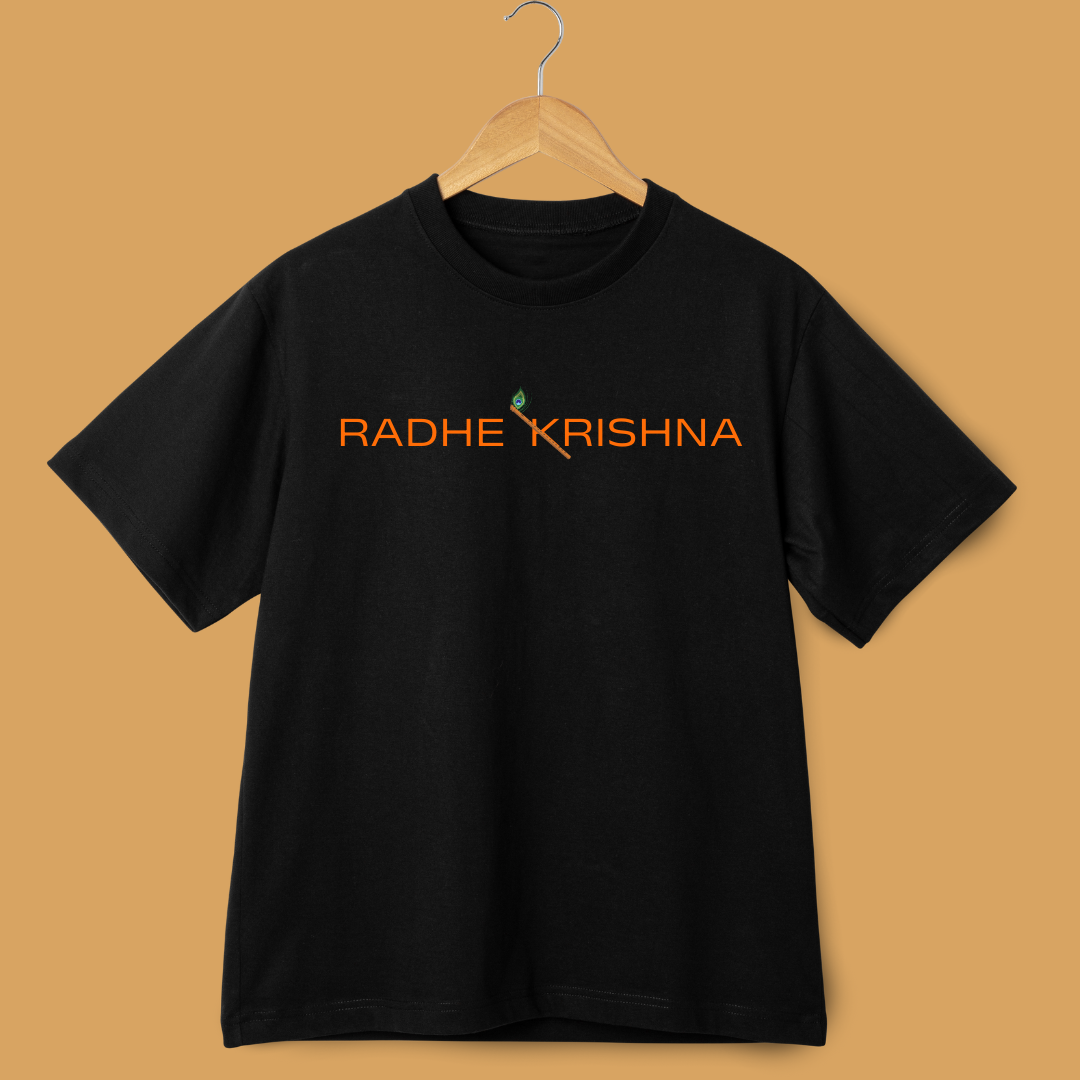 Radhe Krishna Oversized T-shirt