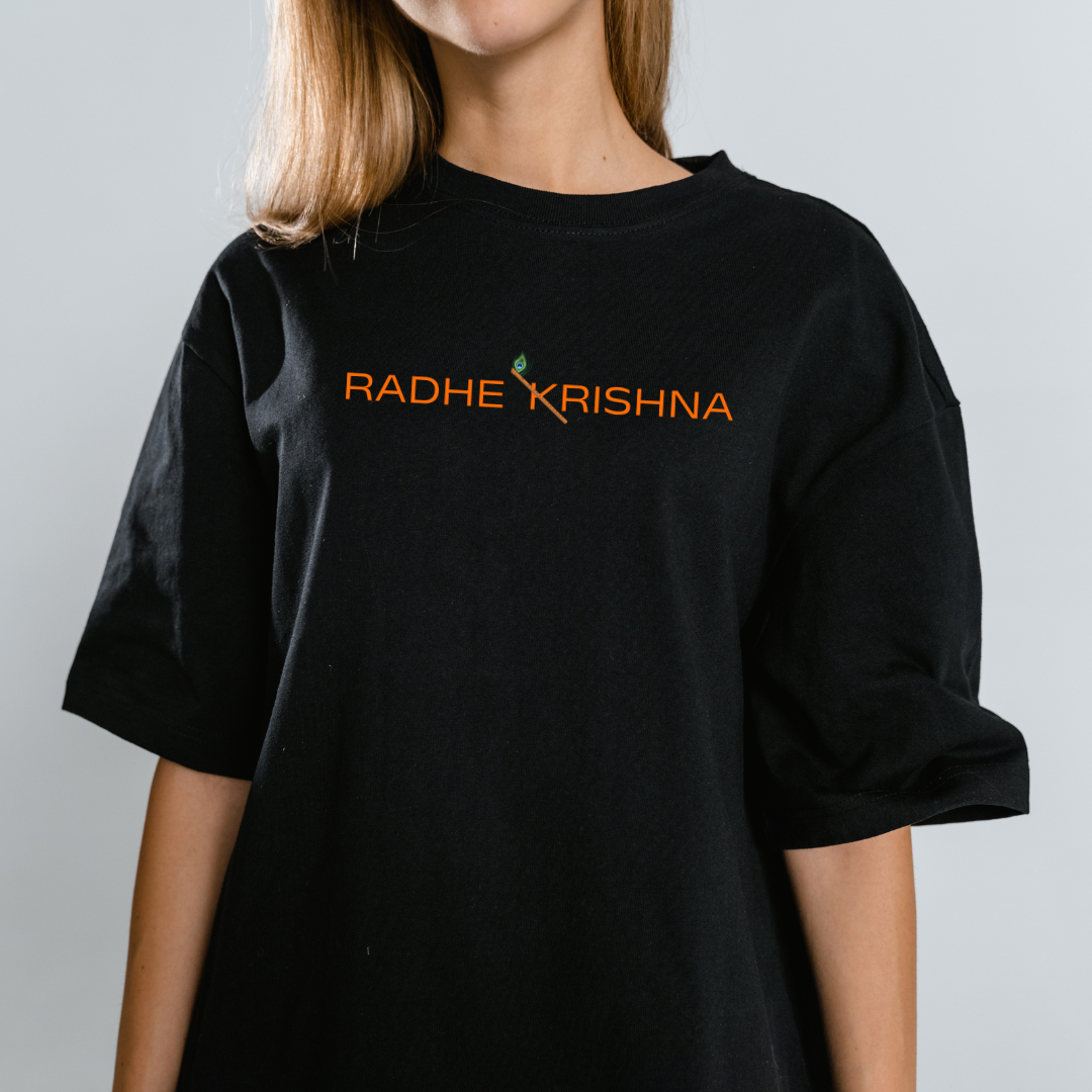 Radhe Krishna Oversized T-shirt
