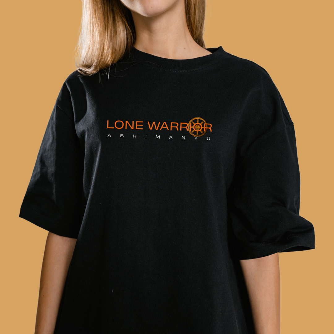 Lone Warrior - Abhimanyu Oversized T-shirt
