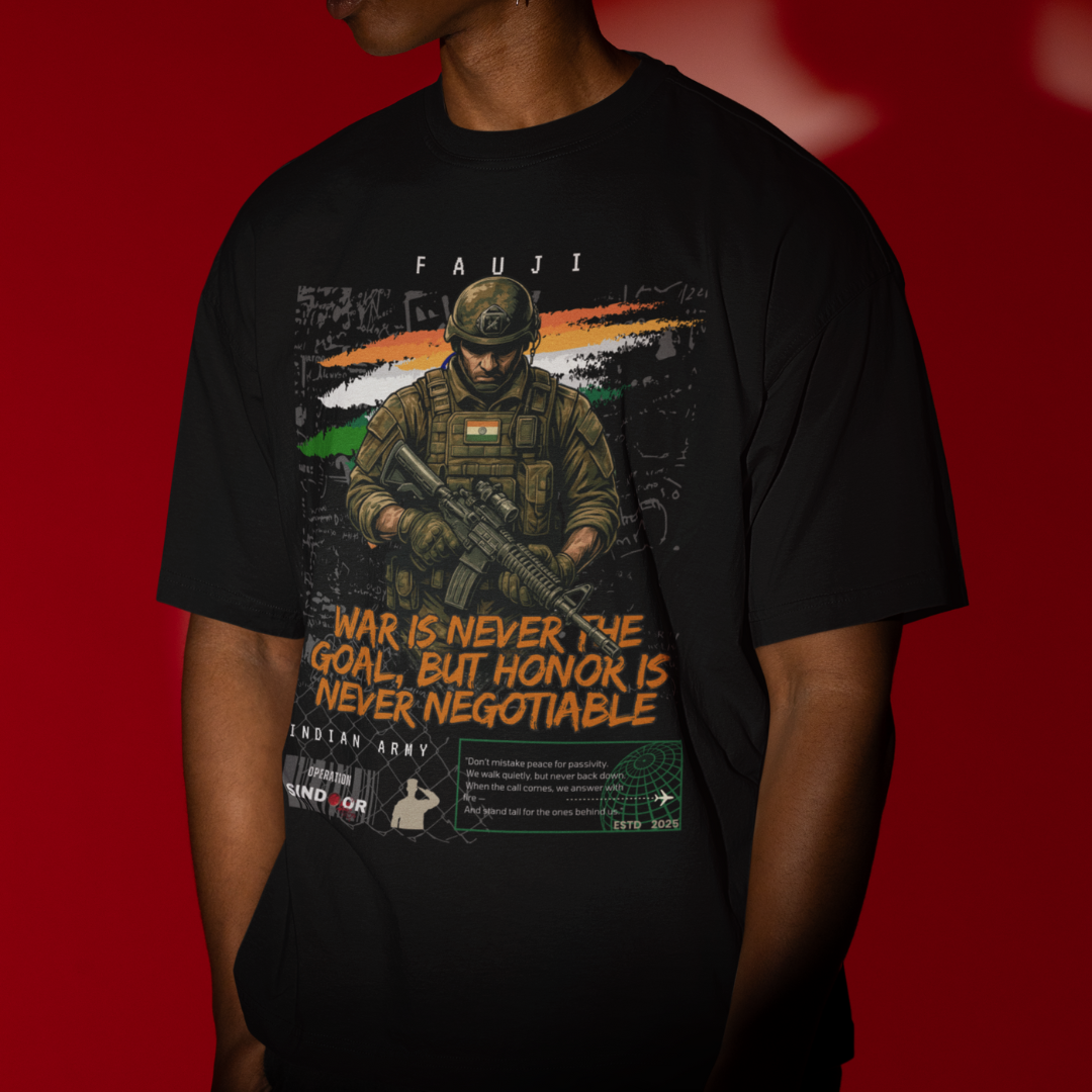 FAUJI - Unisex Oversized T-shirt