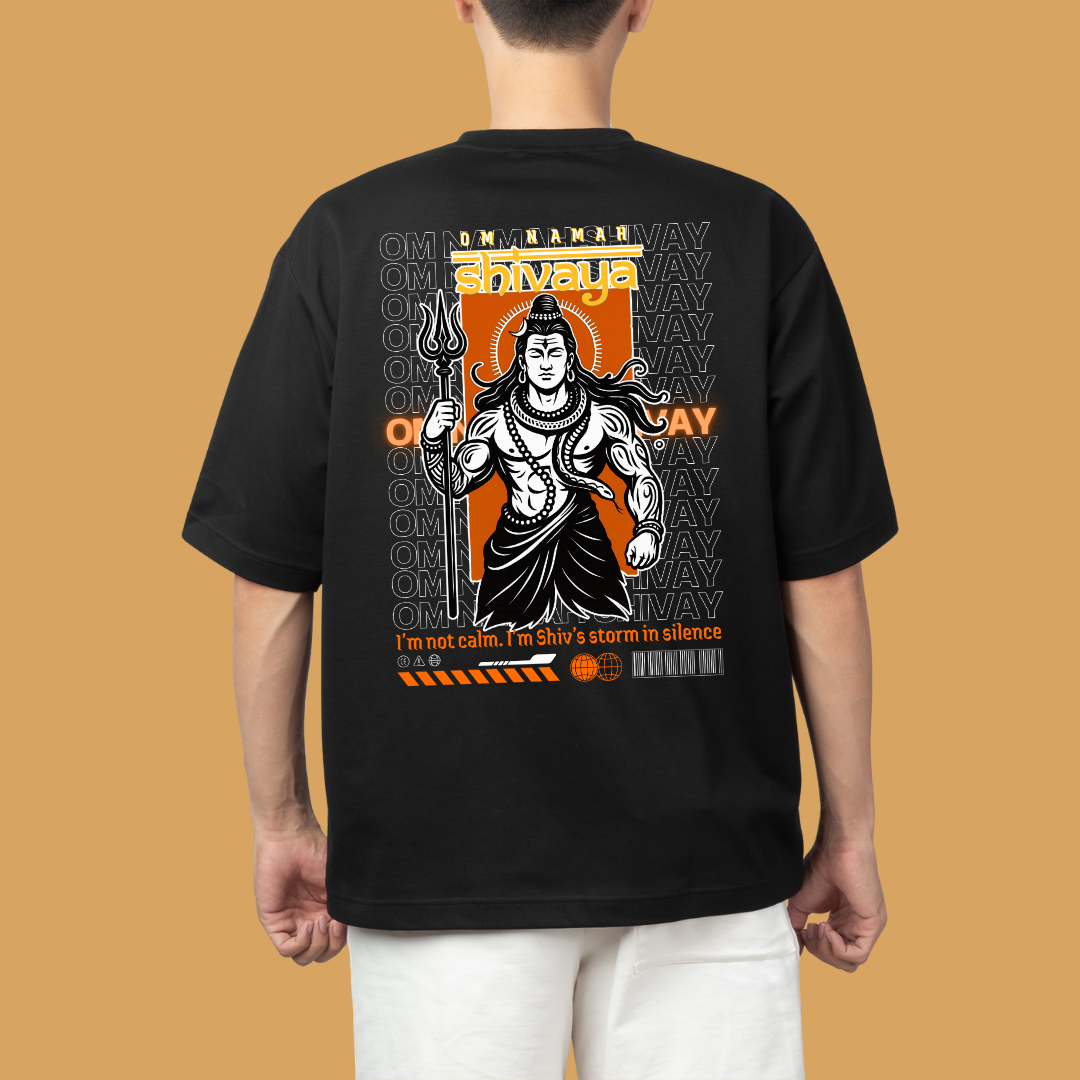 Om Namah Shivay Oversized T-shirt