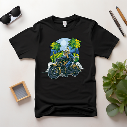 Classic Crewneck T-Shirt [Rider Monkey]