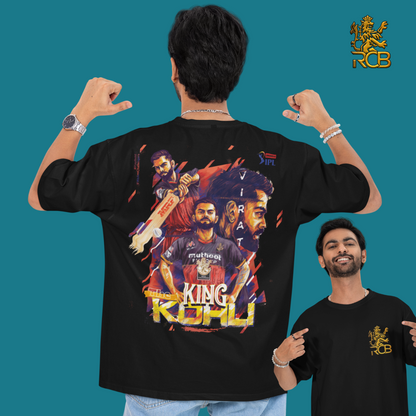 VK The KING [RCB]  Oversized Tee