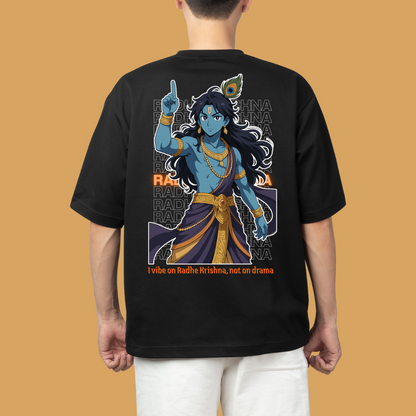Radhe Krishna Oversized T-shirt