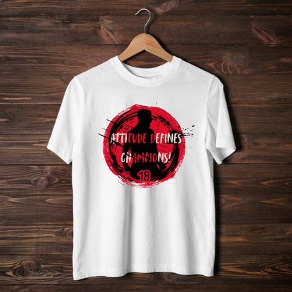 Unisex Classic Crewneck T-Shirt [Attitude Defines Champions ft. VK]