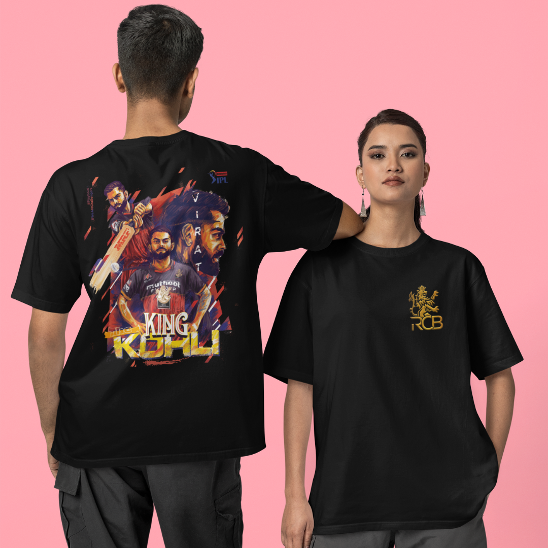 VK The KING [RCB]  Oversized Tee