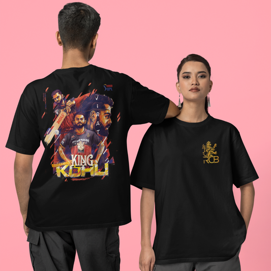 VK The KING [RCB]  Oversized Tee