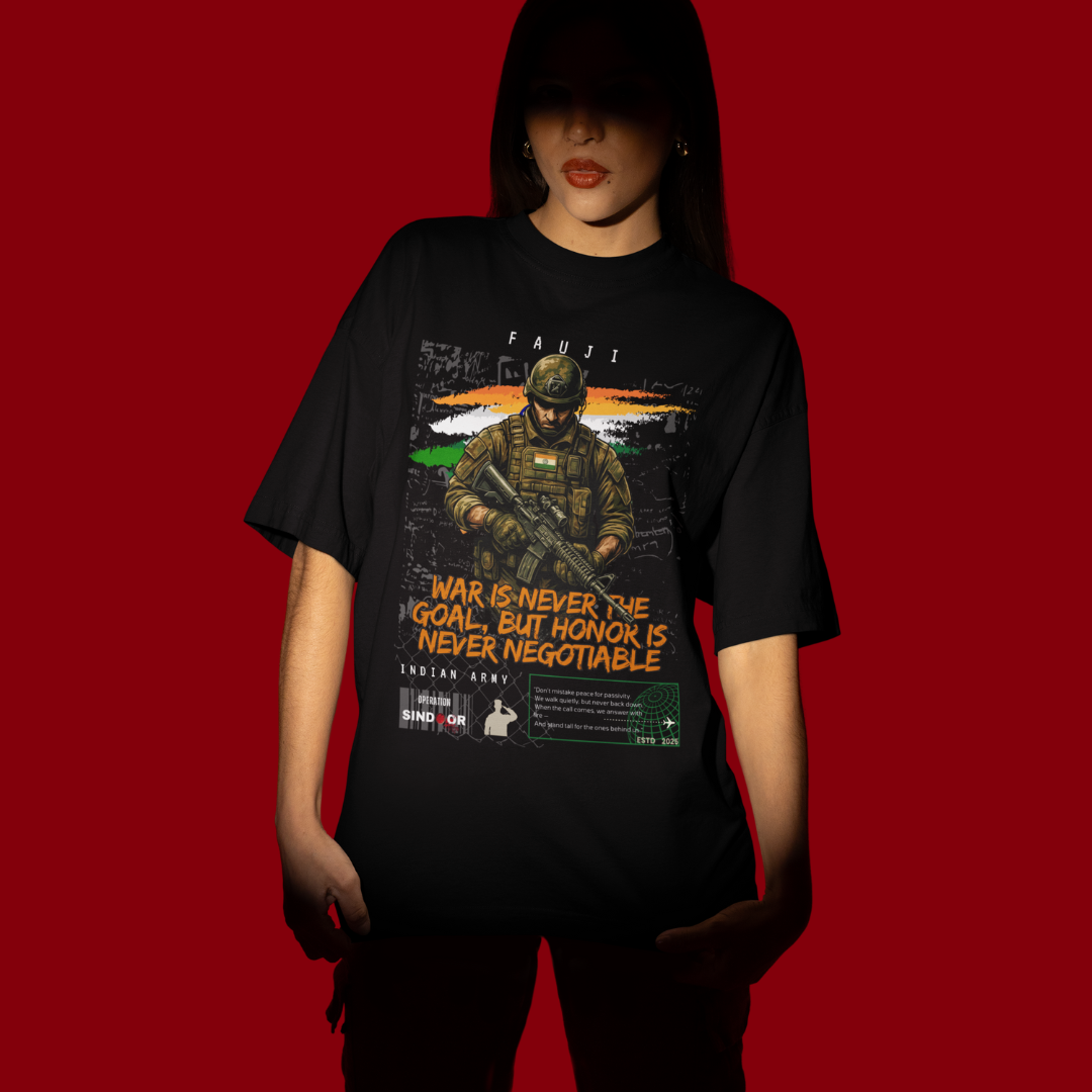 FAUJI - Unisex Oversized T-shirt