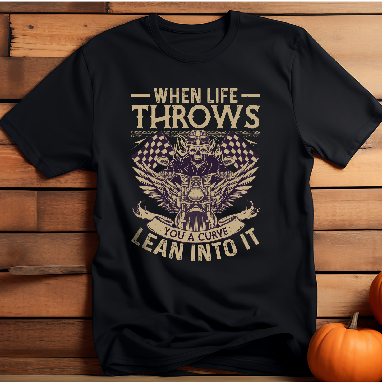 Classic Crewneck T-Shirt [When Life Throws You Curve]
