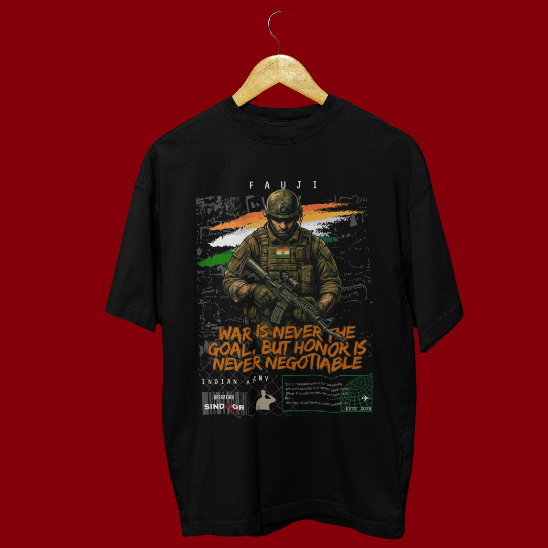 FAUJI - Unisex Oversized T-shirt