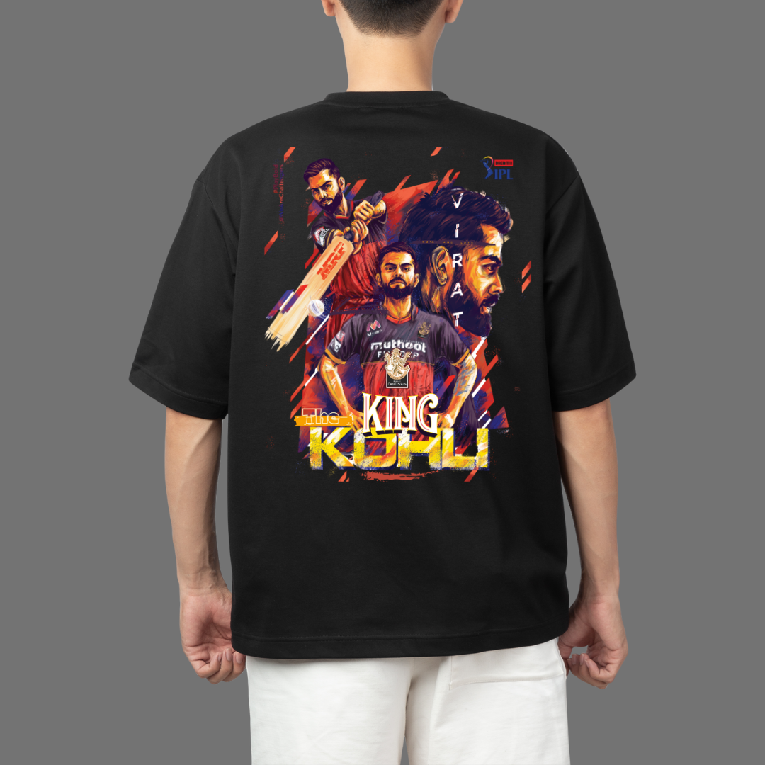 VK The KING [RCB]  Oversized Tee