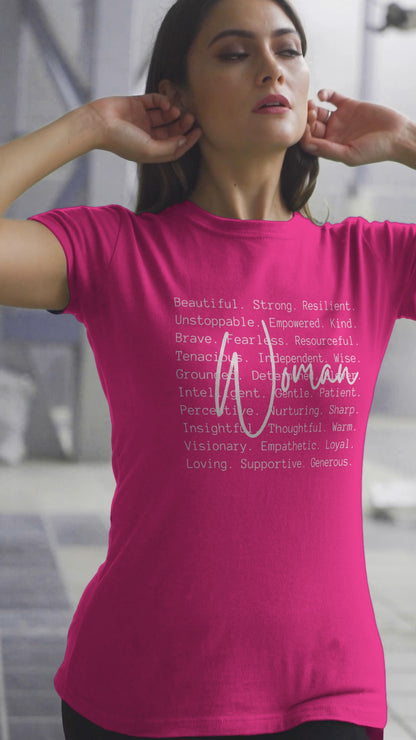 Woman Titled Classic Crewneck T-Shirt